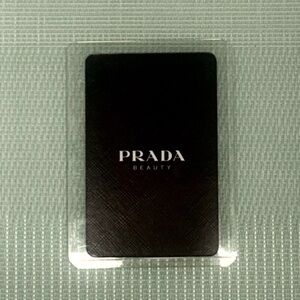 Prada Beauty Black Playing Card in Case 8 of ♦️